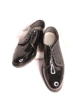 ALTAMA Black Men's 12.5 E Oxford Military Dress Blues Uniform Vibram Shoes